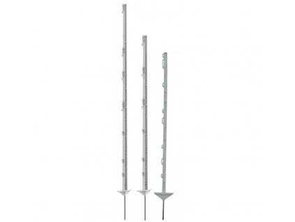 827 1 tycka sloupek pro elektricky ohradnik plastova bila 105 cm