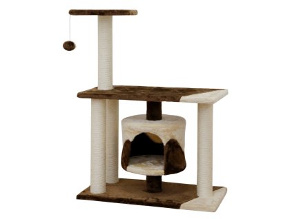 Škrabadlo pro kočky JADE Pro kočičí domek, hnědá písková