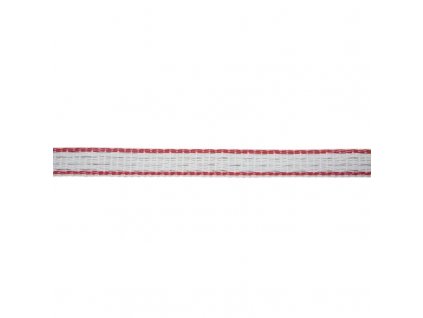 Páska PROFI pro el. ohradník, 12 mm x 200 m, 4x TriCOND 0,3 mm, bílo-červená
