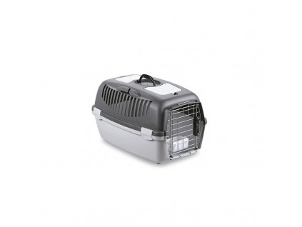 8836 prepravka pro psy a kocky gulliver 3 deluxe 61x40x38cm seda