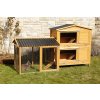 KERBL Králíkárna dvoupatrová APPARTMENT PRO kotec pro králíky, 118 x 61 x 130 cm(15)