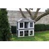 KERBL Králíkárna s výběhem VILLA kotec pro králíky a jiné hlodavce, 118 x 68 x 118 cm(9)