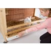 Klec pro králíky a hlodavce INDOOR DELUXE, dvoupatrová(14)