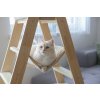 Kočičí strom žebřík pro kočky LADDER, 134 cm, béžová