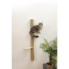 Škrabadlo pro kočky, nástěnný sloupek s odpočívadly, 127 cm(2)
