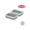 744184 toaleta pro kocky tray 2 kocici wc s okrajem 50x35x12cm nordicka modra