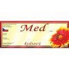 etikety 154x60 na med nektarovo kvetovy 100ks