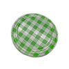 Víčko TO82 Káro zelené Ø82 mm