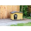 Kočičí domek, Paola Eco, 60 x 51 x 41 cm, medová hnědá(2)