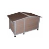 8146 7 bouda pro psa overview drevena s pruhlednou stenou 134 x 92 x 82 cm