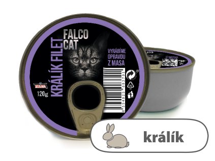 FALCO CAT králík filet 120g