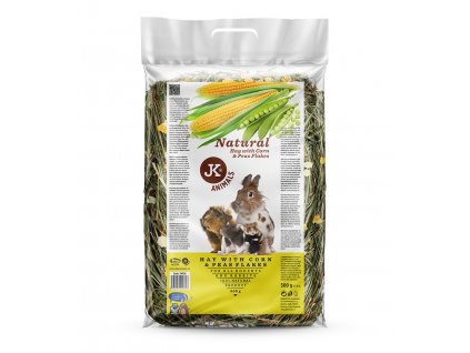 34026 jk animals seno hay with corn and peas flakes 0 5 kg 1