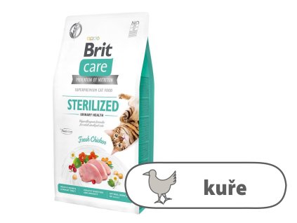 Brit Care Cat Grain Free Sterilized Urinary Health 7 kg