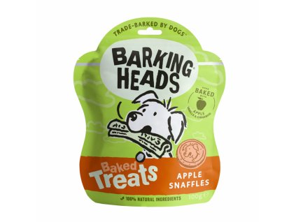 Barking Heads Baked Treats Apple Snaffles 100 g | Krmiva u Toma | Pečené sušenky pro psy