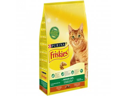 Purina Friskies Indoor Cats s kuřetem a zeleninou 10 kg | Krmiva u Toma