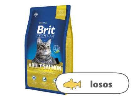 Brit Premium Cat Adult Salmon 8 kg