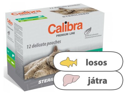 Calibra Cat kapsa Premium Steril. multipack 12 x 100 g