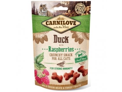 Carnilove Cat Crunchy Snack Duck & Raspberries 50 g