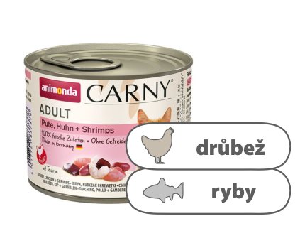 Animonda CARNY Adult – krůta, kuře, ráčci 200 g