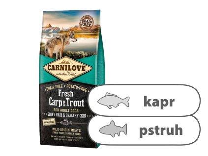 Carnilove Dog Fresh Carp & Trout 12 kg