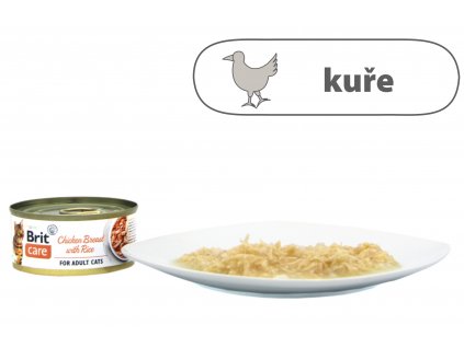 Brit Care Cat Chicken Breast with Rice 70 g