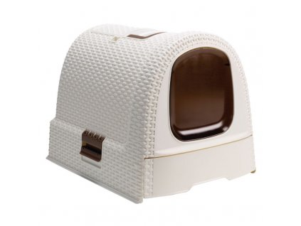 Curver WC kryté Rattan – 39 x 39 x 51 cm