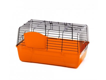Klec pro králíky – Black, 60 cm - oranžová