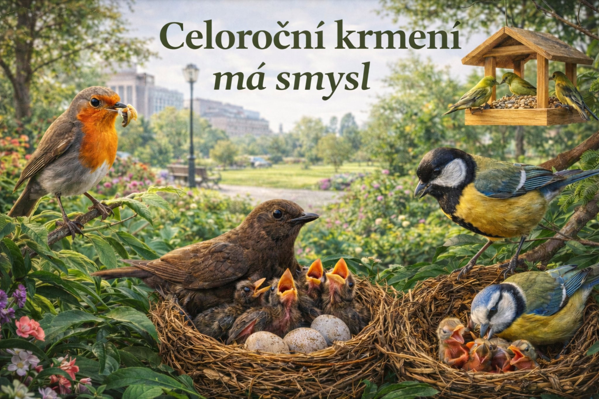 Celoroční krmení má smysl