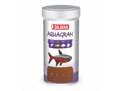 Dajana Aquagran, granule – krmivo, velikost S, 100 ml