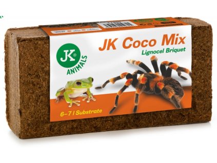 Podestýlka JK Coco Mix Lignocel Briquet, kokosová drť v bloku, 650 g