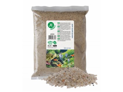 Přírodní křemičitý písek, 2 kg, do akvária a terária