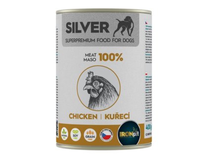 IRONpet Silver Dog Kuřecí 100% masa