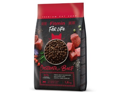Fitmin cat For Life Castrate Beef