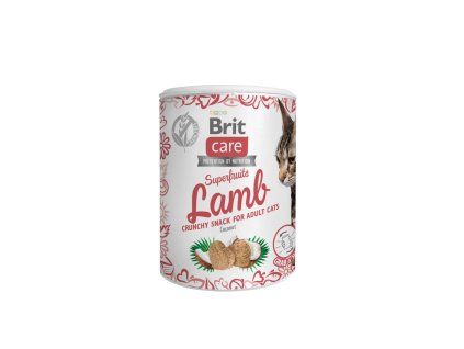 Brit Care Cat Snack Superfruits Lamb 100g