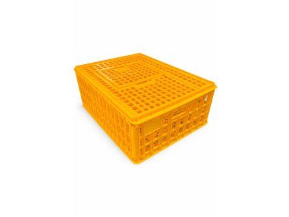 Oranžová plastová storage krabice