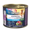 200 g Konzerva Ontario Adult monoprotein jehněčí pate s hnědou rýží