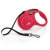 Vodítko FLEXI Classic New S pásek 5m/15kg červená