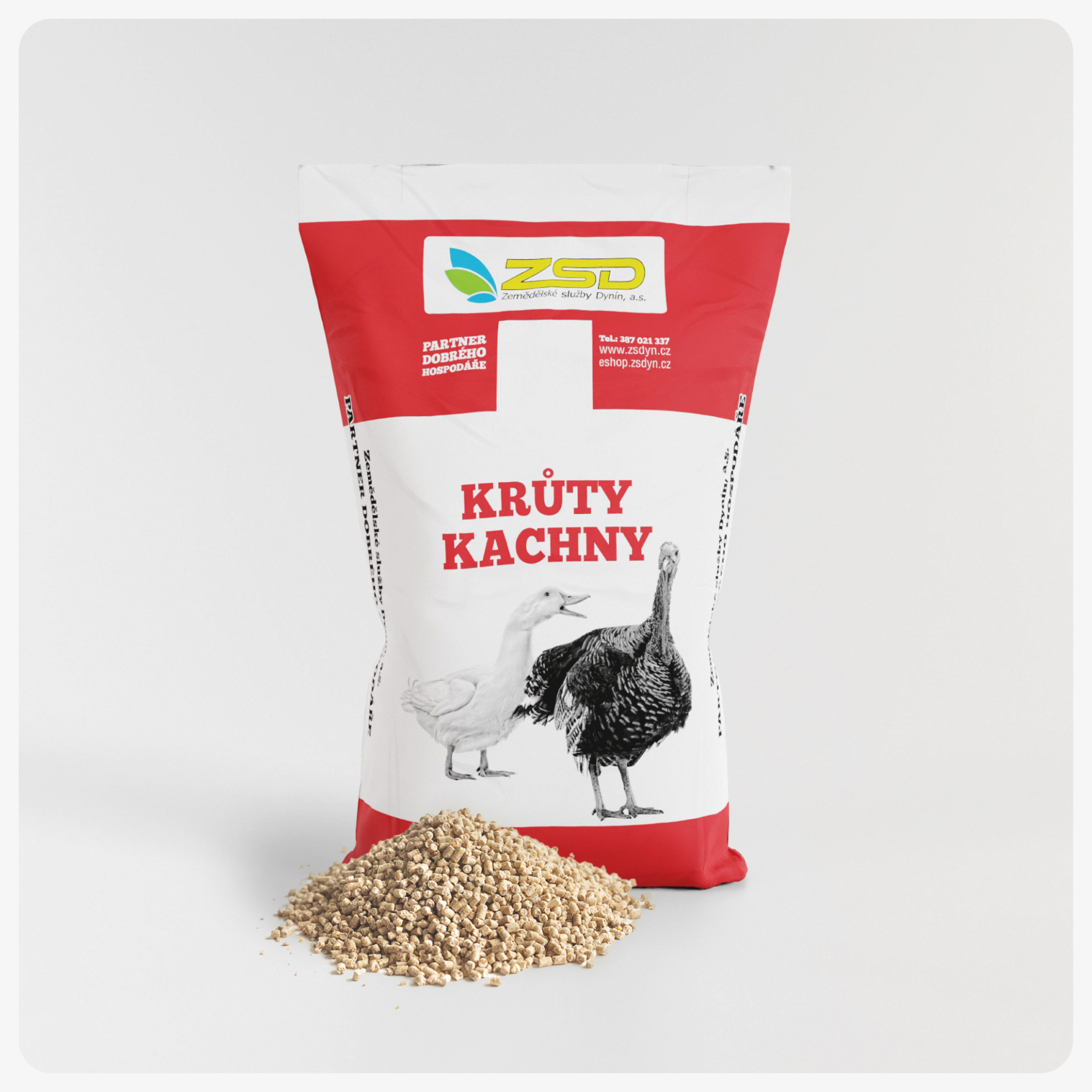 Krmná směs pro krůty a kachny