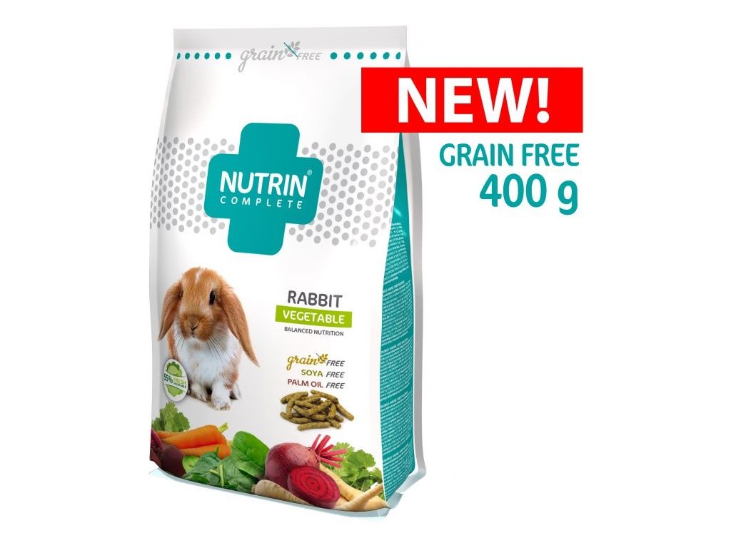 NUTRIN Complete Králík - GRAIN FREE - Vegetable 400g