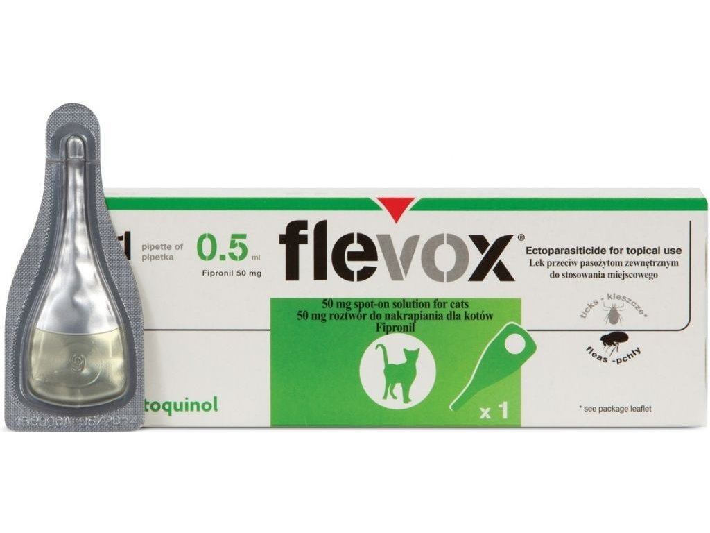 FLEVOX Spot-On Cat 50mg sol 1x0,5ml
