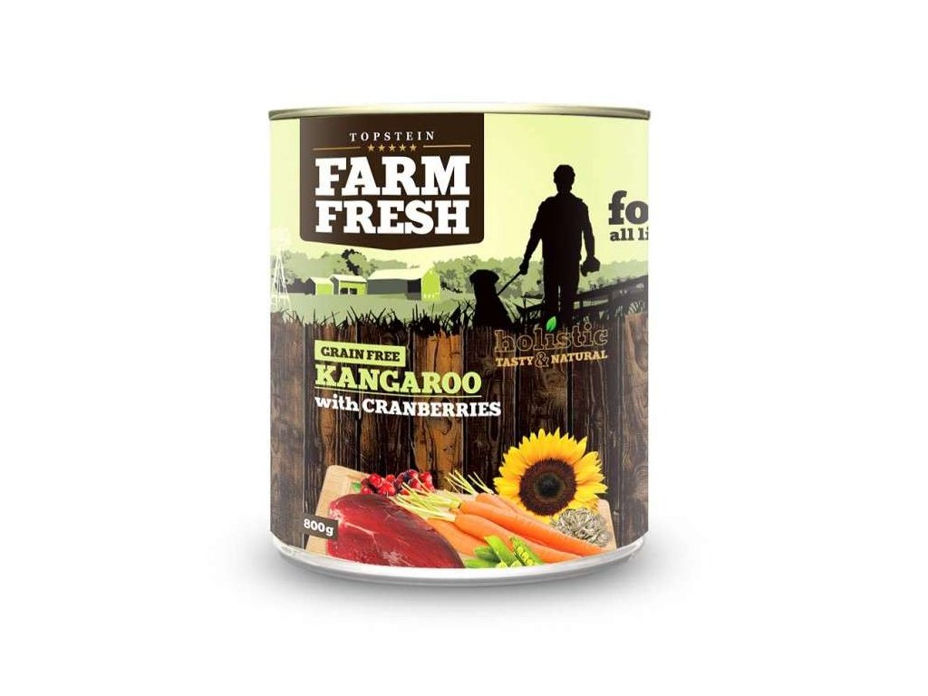 FARM FRESH Kangaroo with cranberries 400g