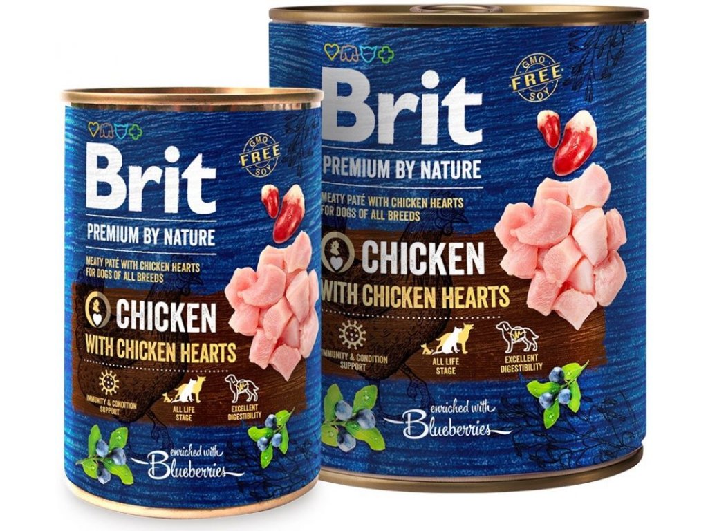 Brit Premium by Nature Chicken with Hearts 400 g
