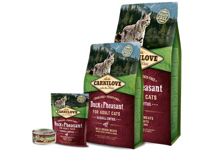 Carnilove Cat Duck&Pheasant Adult Hairball Contr