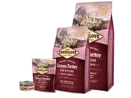 Carnilove Cat Salmon & Turkey for Kittens HG