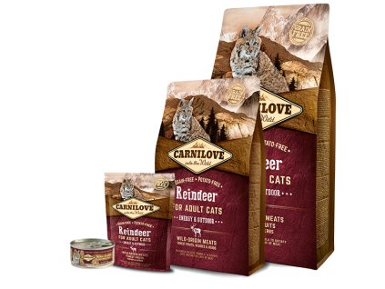 Carnilove Cat Reindeer for Adult Energy & Outdoor