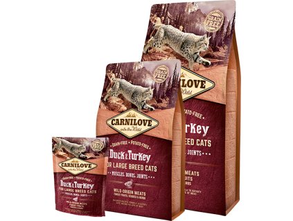 Carnilove Cat LB Duck&Turkey Muscles,Bones,Joints