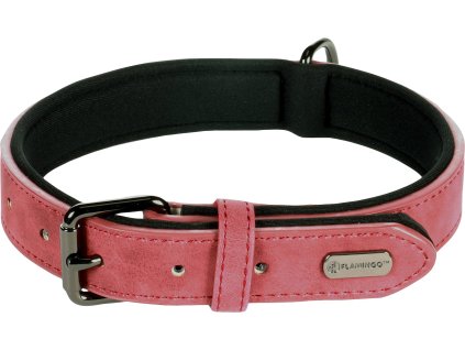 Flamingo Delu Obojek s neoprenovym polstrovanim Cervena M L 2607202308510367059