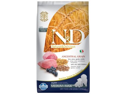 N&D Low Grain Puppy M/L Lamb & Blueberry