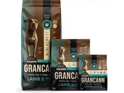 GRANCANN Lamb & Hemp seeds Adult small & medium breeds