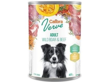 Calibra Dog Verve GF Adult Wild Boar&Beef 400g